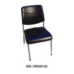 BLACK MID BACK MEETING CHAIR AH-452