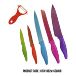 6PCS KITCHEN KNIFE SET MULTY COLOUR A1082
