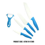 5PCS KITCHEN KNIFE SET BK-19-013 WHITE/BLUE COLOR