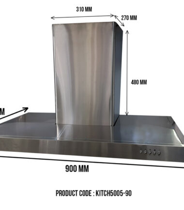 EURO *GL/SS INVISIBLE TOUCH HOOD 5005-90CM