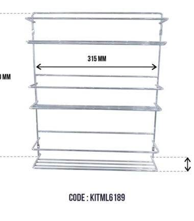 Three Layer Wall Fixing Basket at Best Price