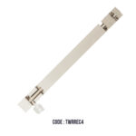 BRASS RECTANGLE TOWER BOLTS (SS) 8'