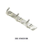 ALUMINIUM CLOTH HANGER 3 HOOKS A432G-3BN