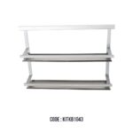 SS DOUBLE SPICE RACK 380 X 80 X 270 KANGYALE
