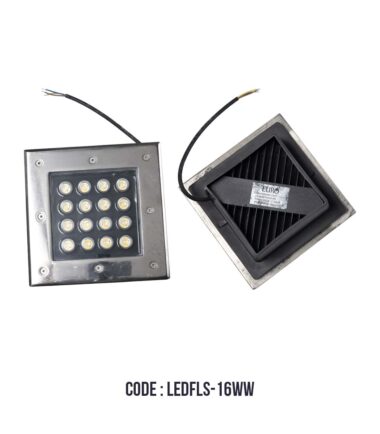 LED FLOOR LIGHT ROUND 16W WARM