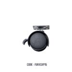 CASTERS TWIN BLACK 40MM PLATE (LOCKING