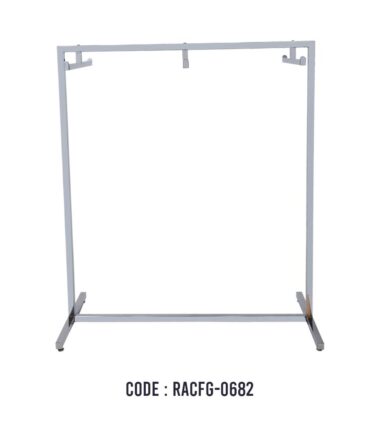 SS THREE HANGER TEXTILE RACK FG-0682