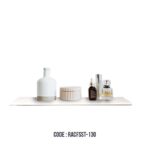 STEEL FLOATING SHELF 245 X900MM -WHITE