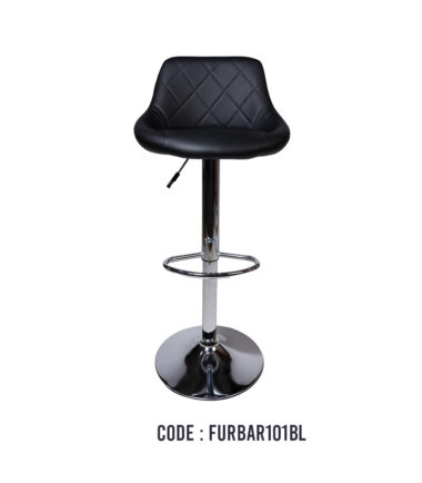 Black Leather Bar Chair at Best Price