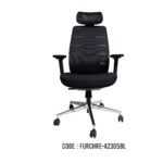 BLACK HIGH-BACK MESH MANAGER CHAIR  A2305B